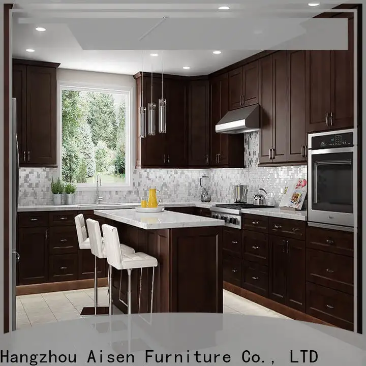 reliable wooden kitchen cupboards from China 1