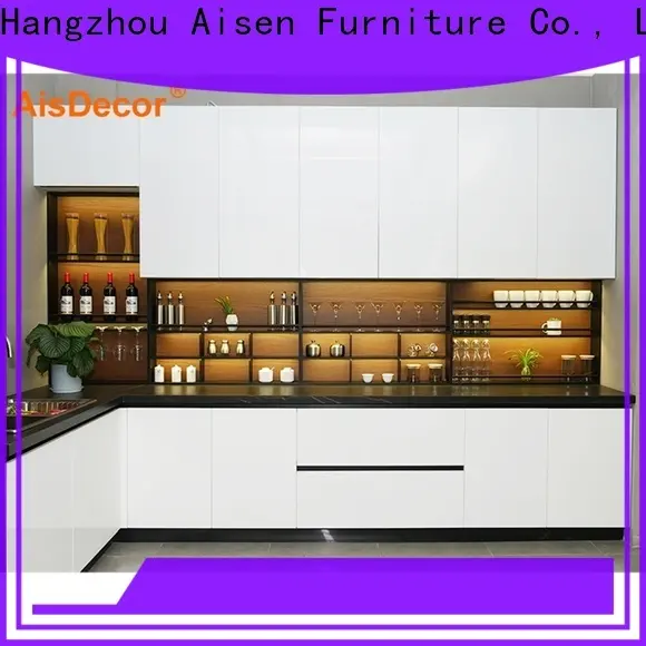 cheap lacquer kitchen cabinet supplier 1