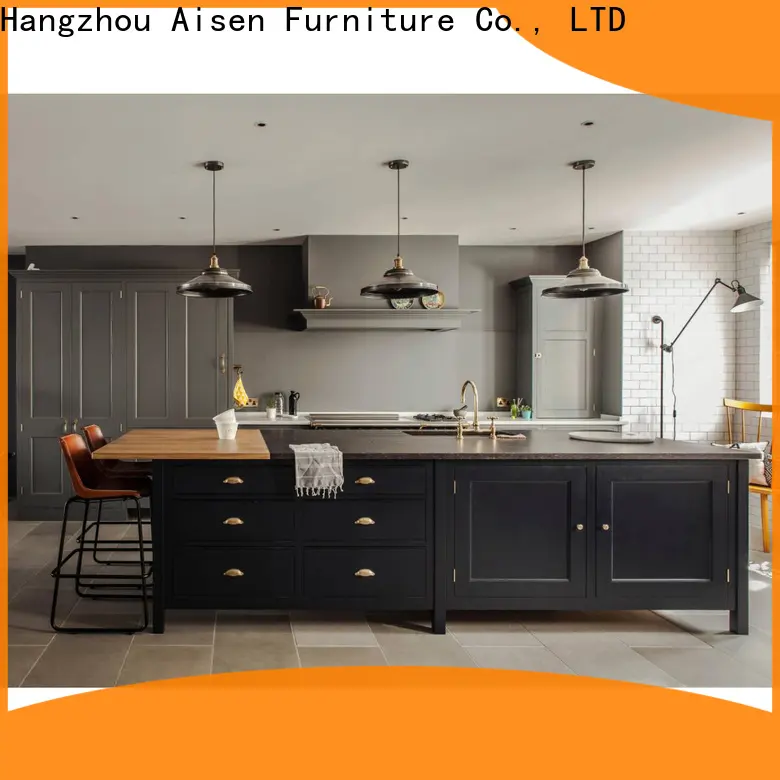 new cherry wood kitchen cabinets supplier 1