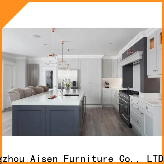 AisDecor best cherry wood kitchen cabinets from China 1