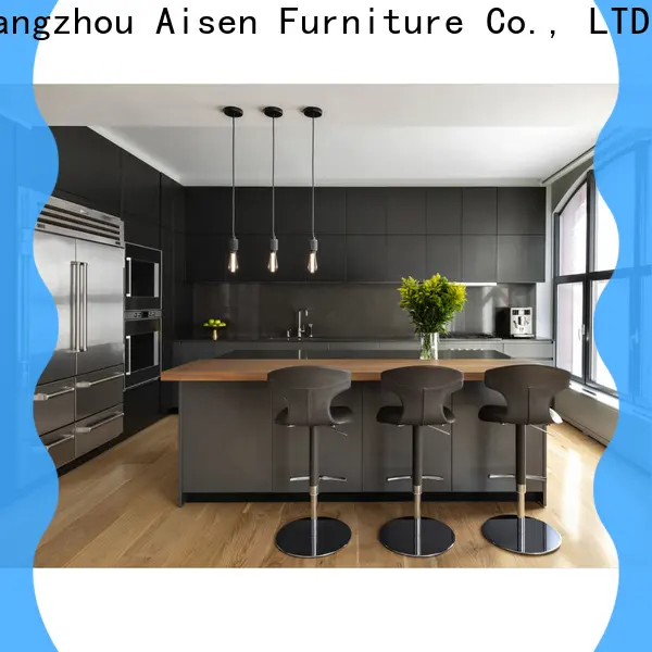 AisDecor new gray cabinets kitchen wholesale 1