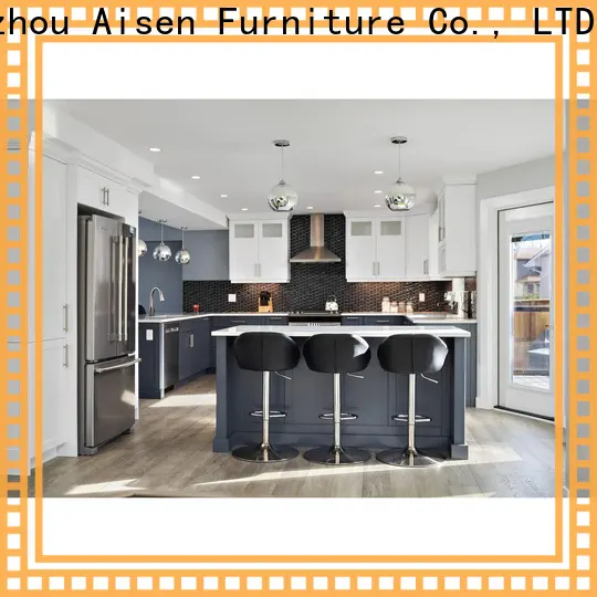 AisDecor white lacquer cabinets one-stop services 1