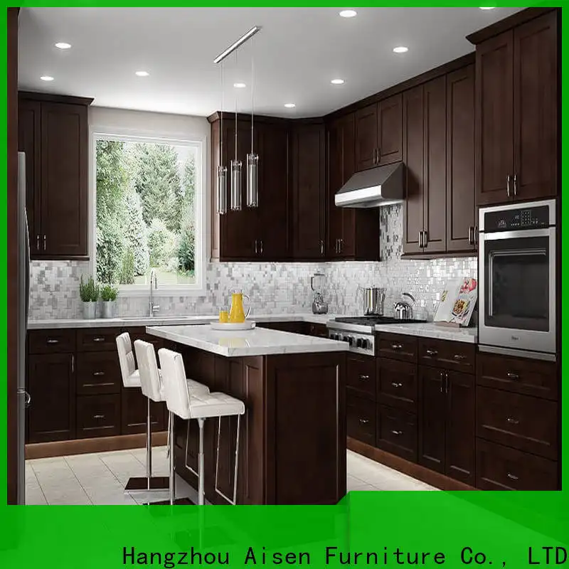AisDecor new oak wood cabinets one-stop services1 1