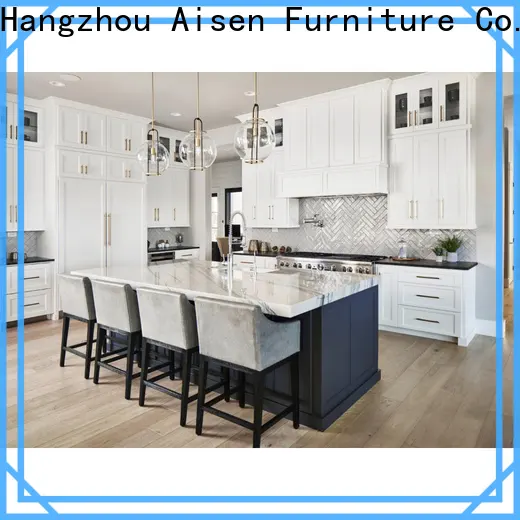 AisDecor custom gray shaker cabinets factory 1