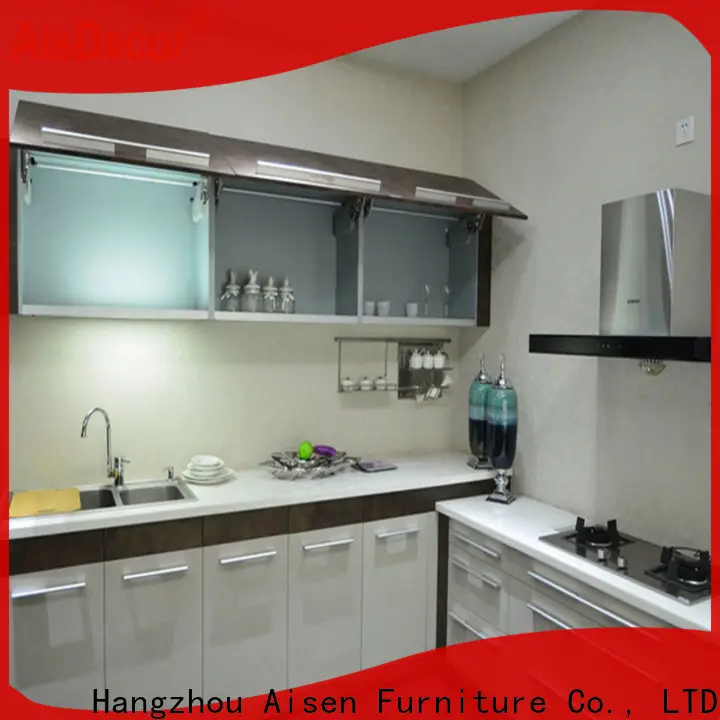 AisDecor painting laminate kitchen cupboards factory 1