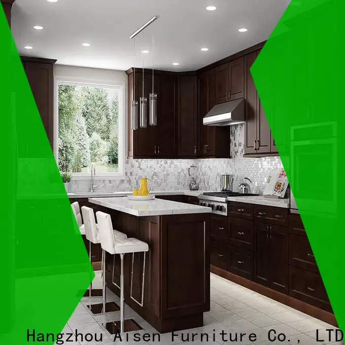 AisDecor custom blue shaker kitchen factory 1