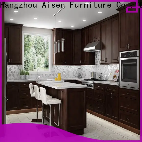 AisDecor white shaker kitchen cabinets supplier 1
