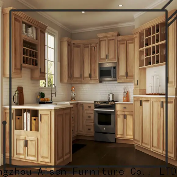 AisDecor cherry kitchen cabinets one-stop solutions 1