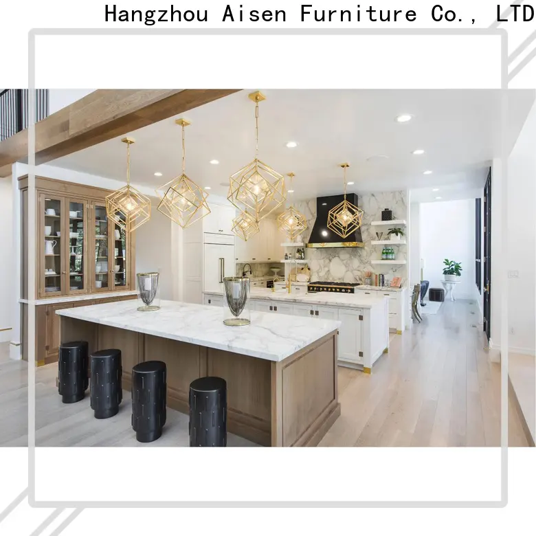 AisDecor solid wood kitchen cabinet one-stop solutions 1