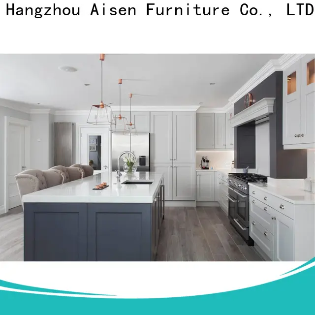 AisDecor dark wood kitchen cabinets exporter1 1