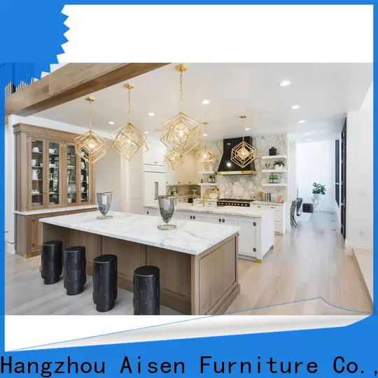 AisDecor top-selling dark wood kitchen cabinets one-stop services 1