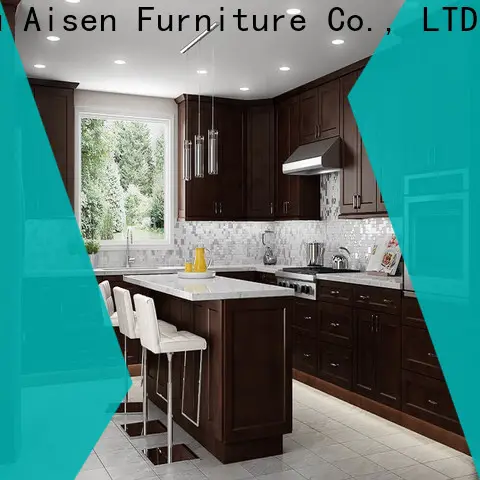AisDecor black shaker cabinets international trader 1