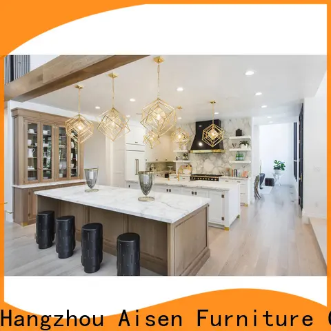 best solid wood kitchen cabinet factory 1