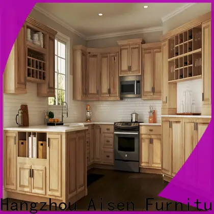 AisDecor dark wood kitchen cabinets supplier1 1