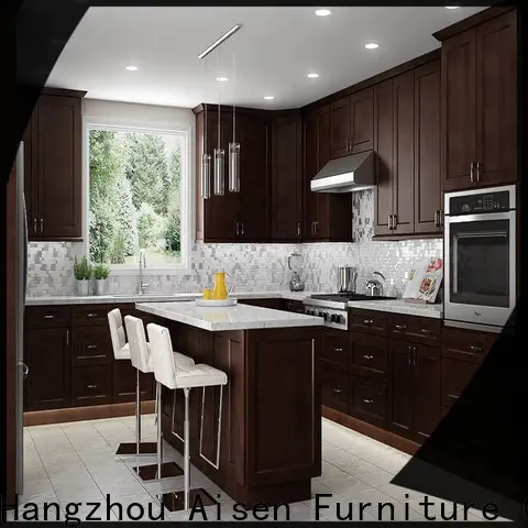 best white shaker kitchen cabinets factory 1