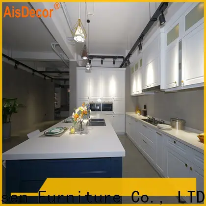 AisDecor new solid wood kitchen cabinet wholesale1 1