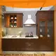 cheap wood and white kitchen cabinets from China 1
