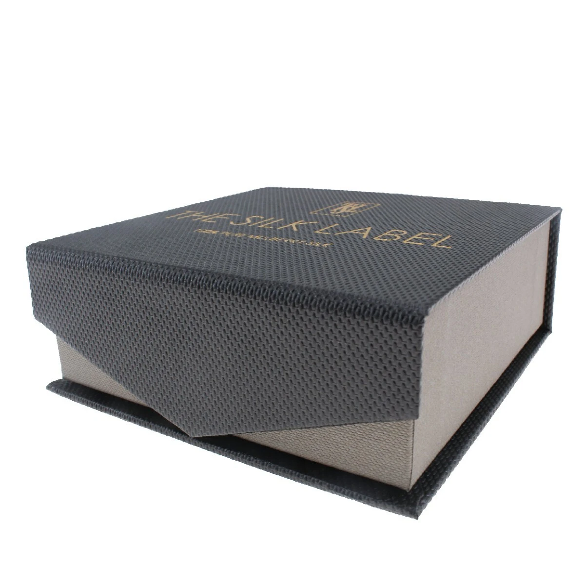 High Quality Rigid Cardboard Jewelry Box Black Specialty Paper Magnetic Closure - Packshion Packaging 1