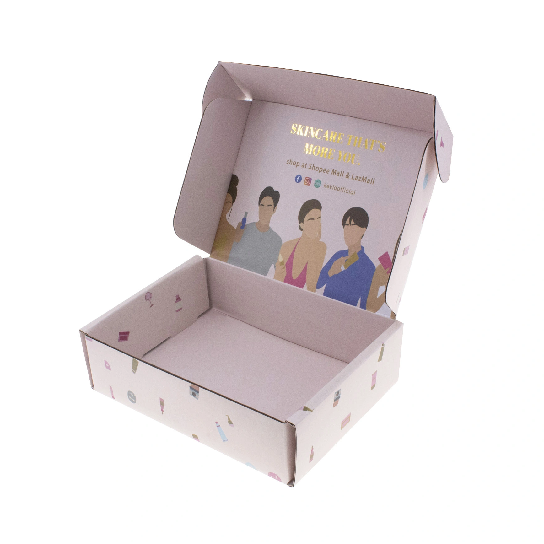 Wellpappe-Kosmetikverpackungsbox für Schönheitsprodukte - Packshion Packaging 1