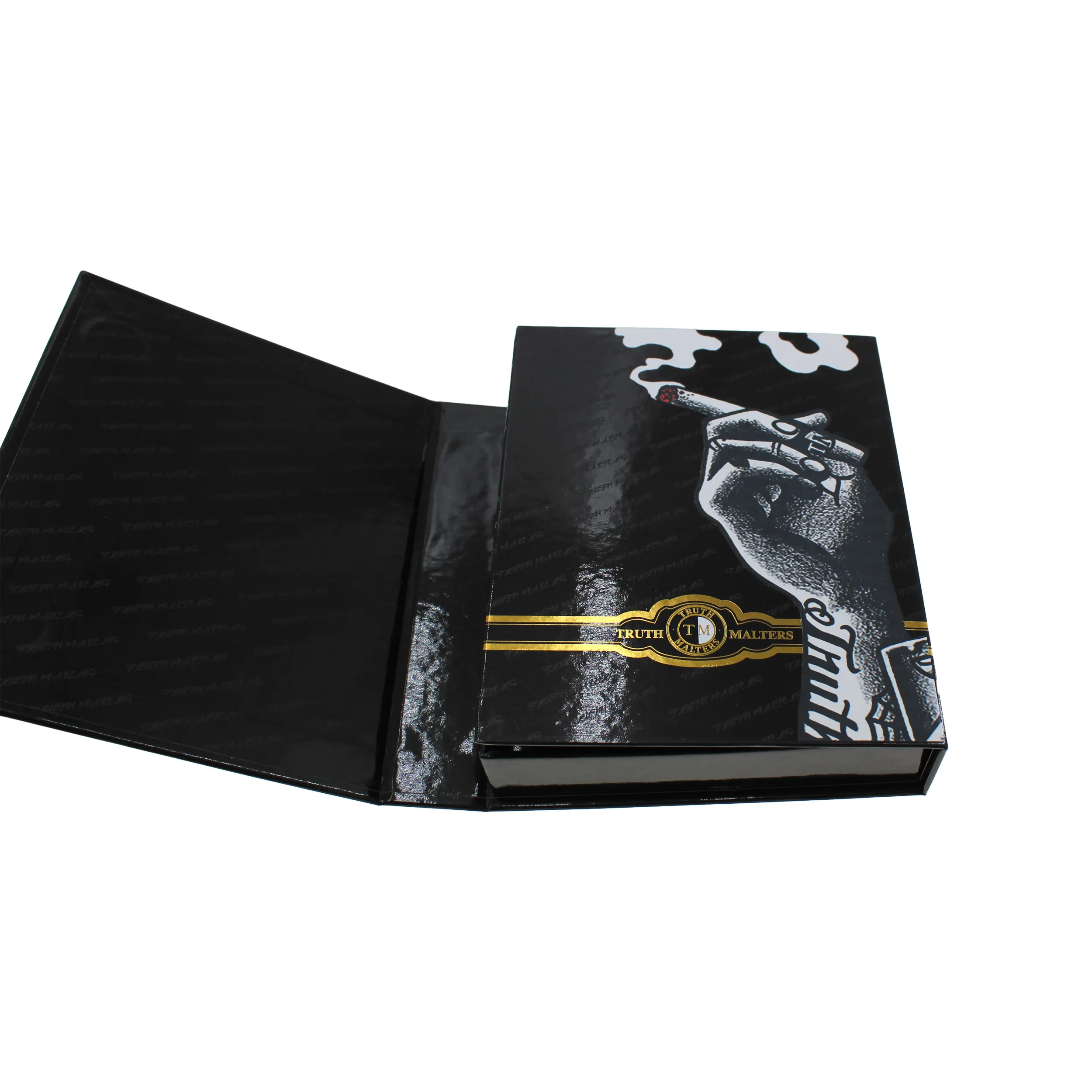 Black Magnetic Boxes Wholesale by Packshion 5