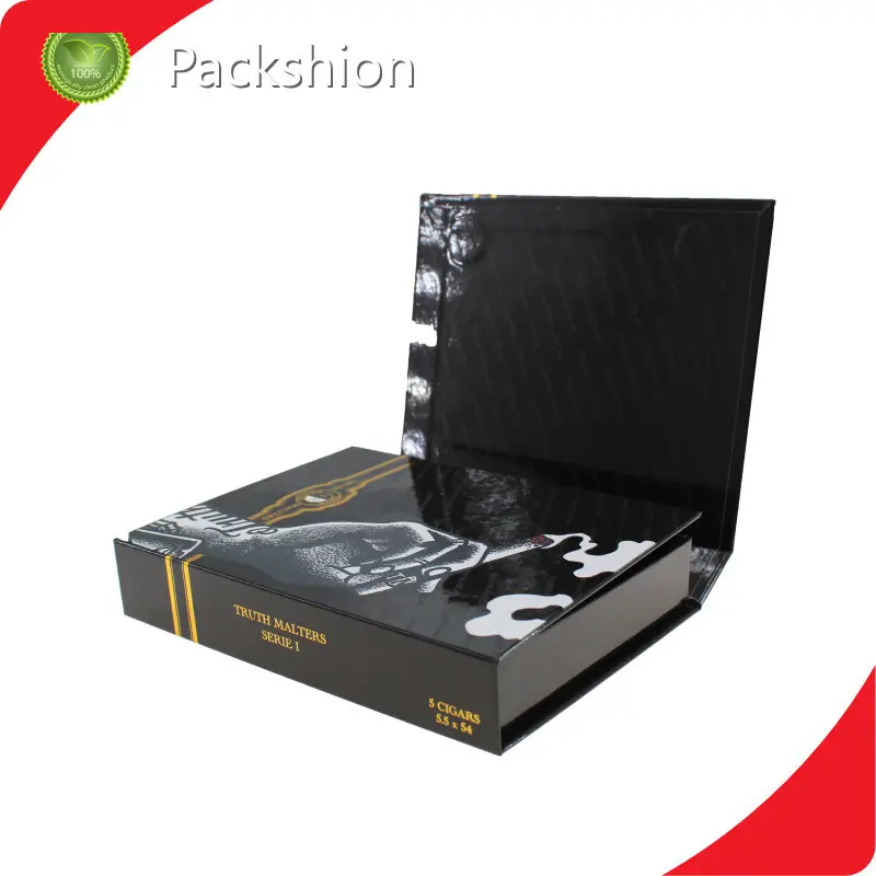 Black Magnetic Boxes Wholesale by Packshion 1