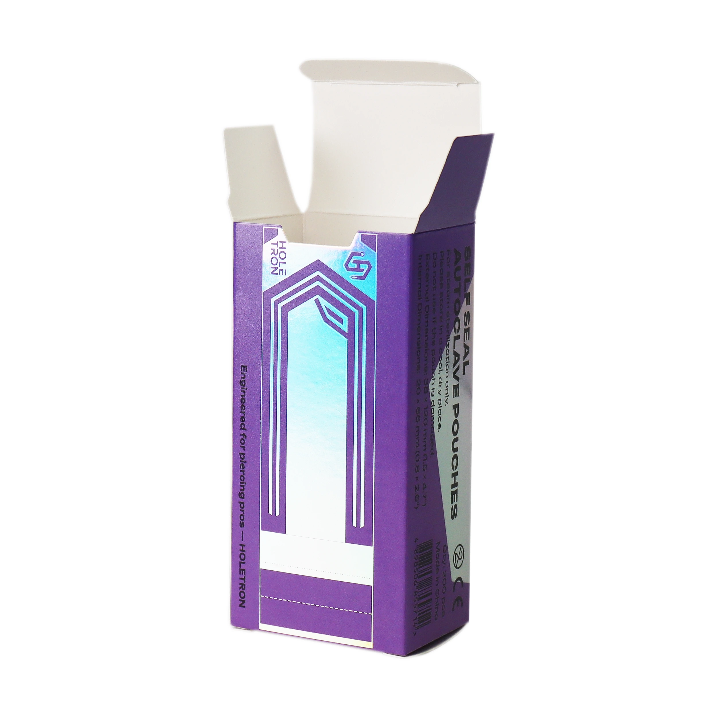 علبة قابلة للطي ثلاثية الأبعاد - لمسة نهائية تشبه الليزر وتصميم عصري للإلكترونيات والهدايا الحديثة - تغليف باكشيون 1