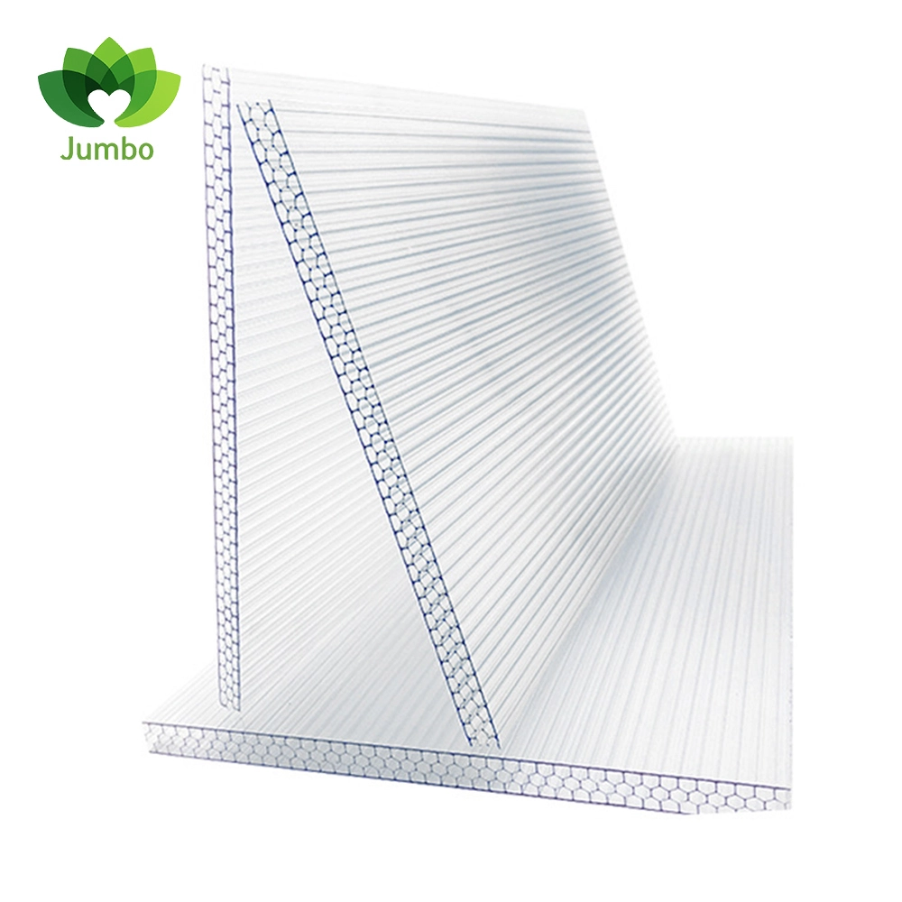 Honeycomb PC Hollow Sheet -  Customized Transparent Colored UV protection Polycarbonate Sheet 1