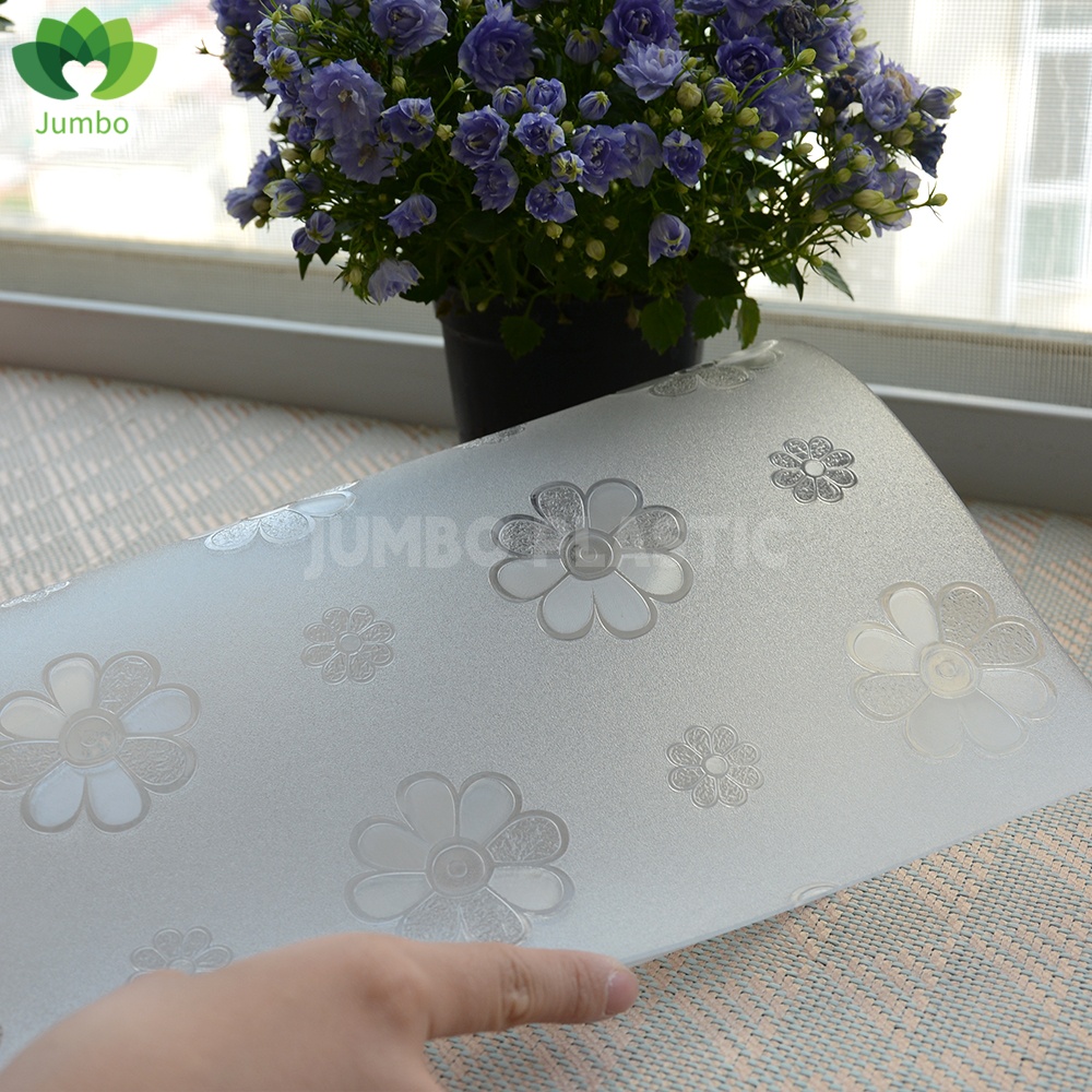 PVC color soft rolll- Customized Multiple patterned surfaces for tablecloths 3