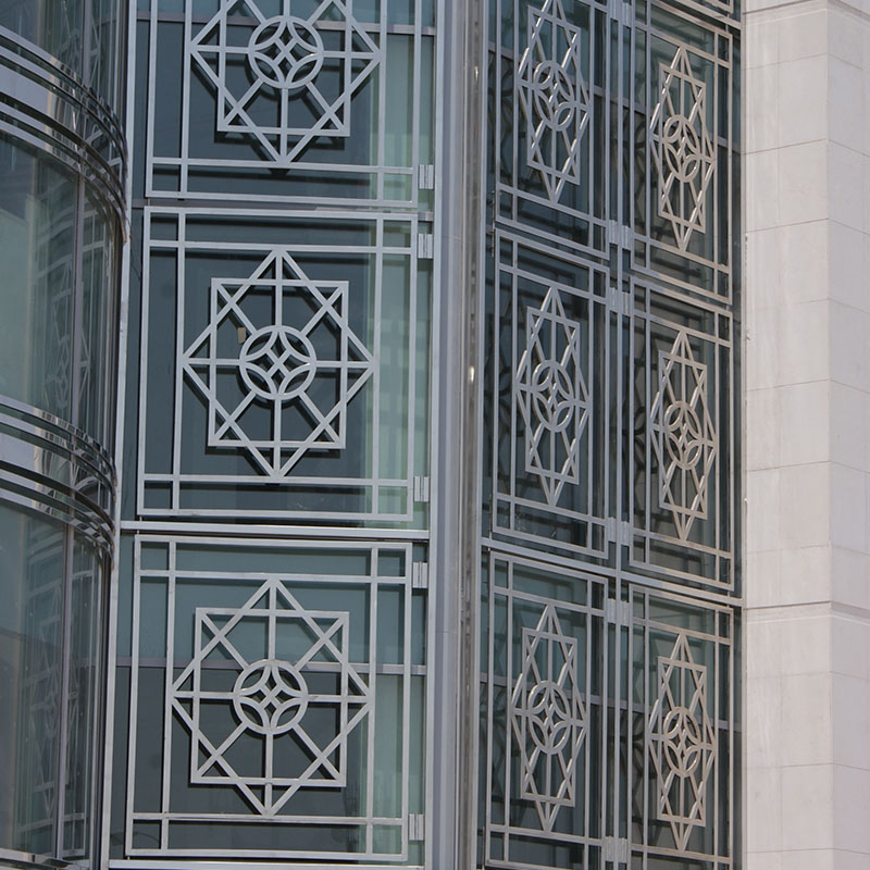 stable decorative metal screen panels aluminium export for exterior decoration 2