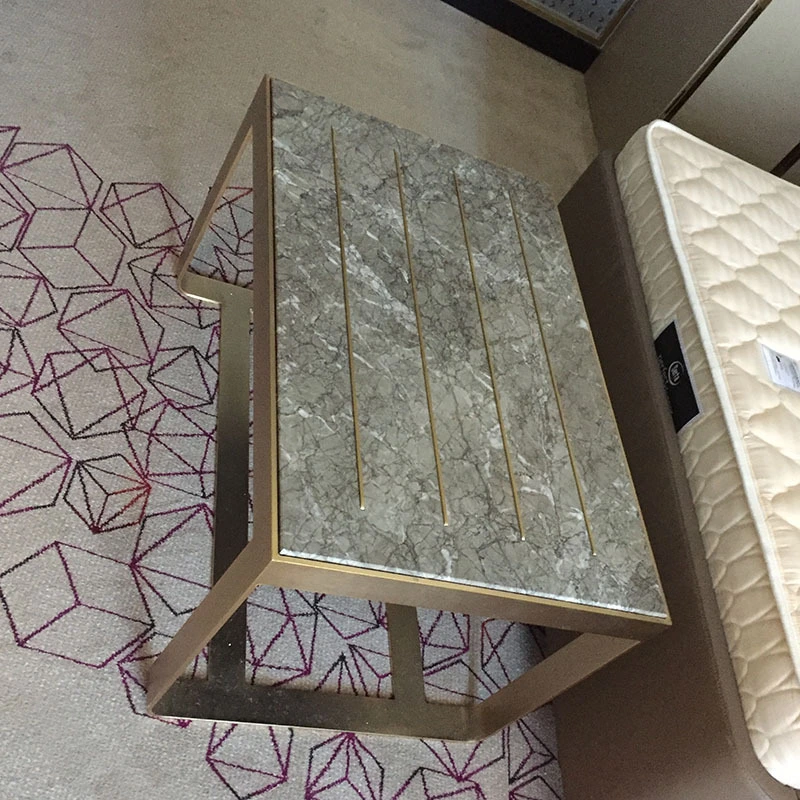 Metal Furniture with marble&stainless steel cabinet 1