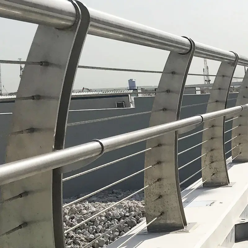 advanced technology stainless steel pipe handrail bridge Suppliers for tower 2