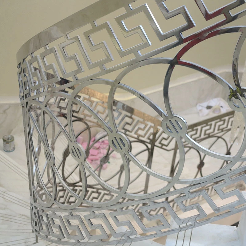 Curved Stair stainless Handrail&stainless railings 1