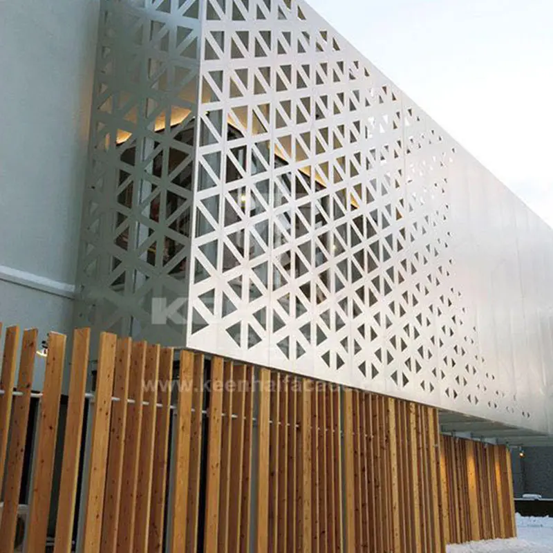 Topson special design perforated plate screen export for curtail wall 1