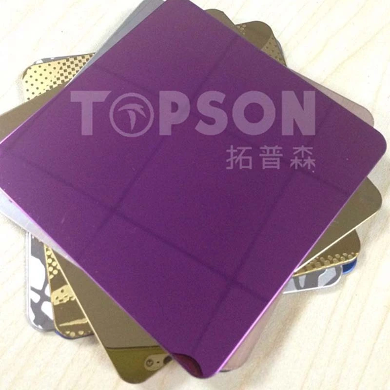 Topson gorgeous mirror stainless steel sheet for business for elevator for escalator decoration 7