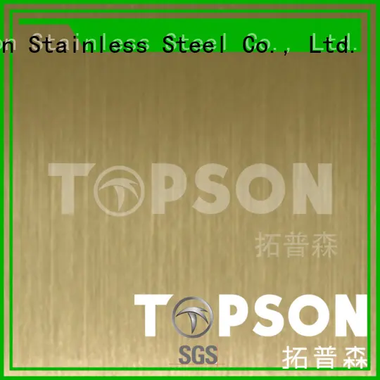 stainless polished stainless steel sheet price anticipation for elevator for escalator decoration Topson 1