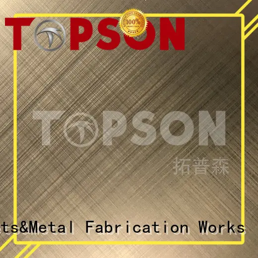 Topson gorgeous mirror polished stainless steel sheet color for partition screens 1