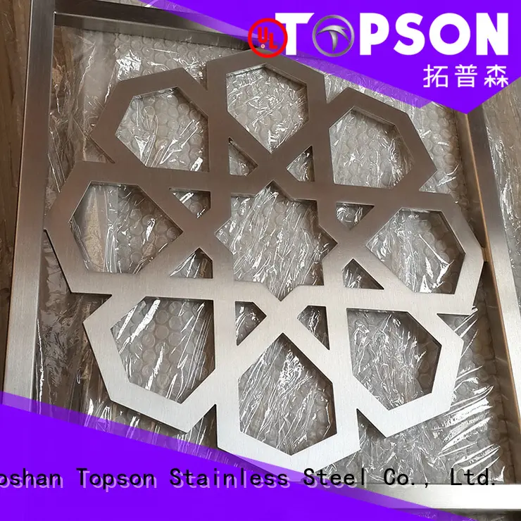 steel outdoor metal garden screens for exterior decoration Topson 1