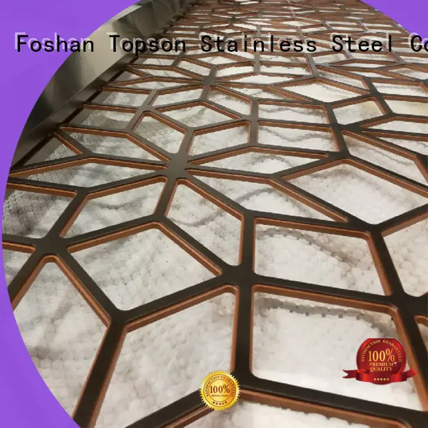 stainless decorative metal mesh screen from china for curtail wall Topson 1