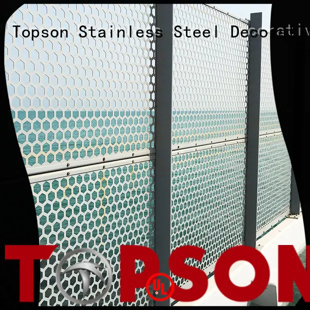 metal screen meshperforated for landscape architecture Topson 1