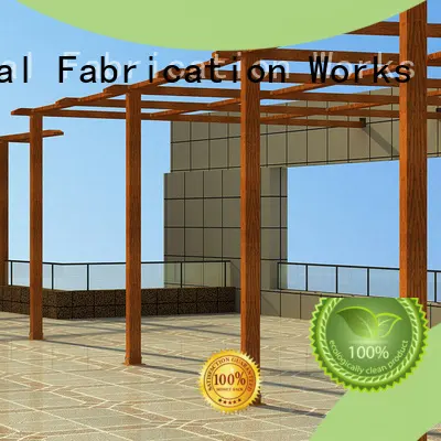 Topson excellent powder coated aluminum pergola security for school 1