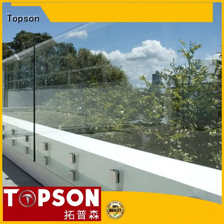 Topson furniture interior glass railing for manufacturer for outdoor 1