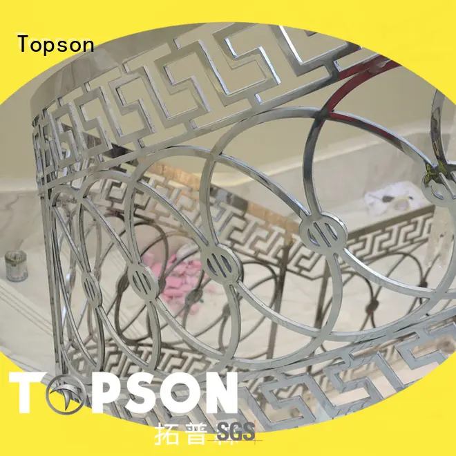 stainless steel outdoor handrails staircase for tower Topson 1