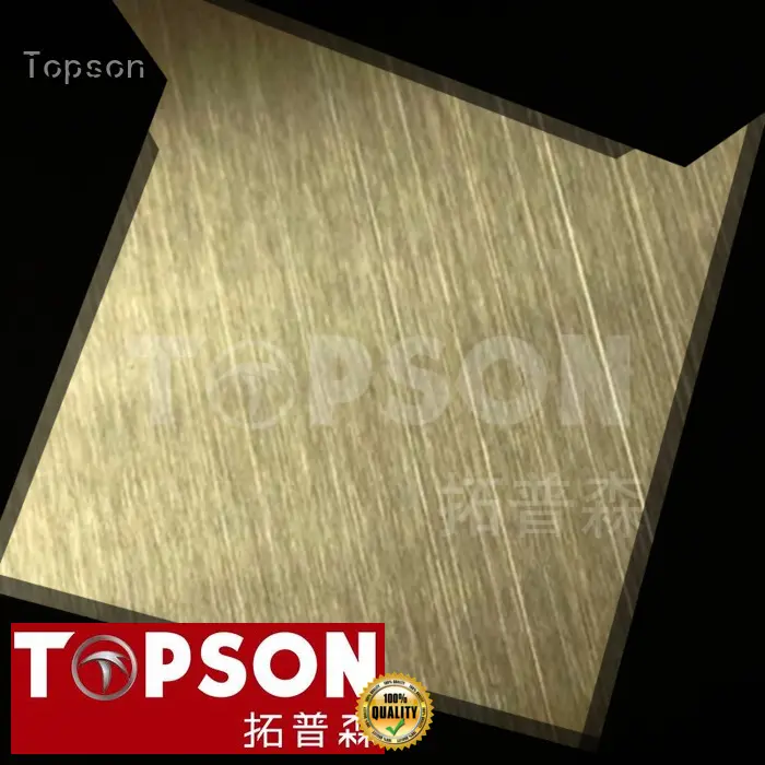 hairline decorative stainless steel sheet sheetdecorative for floor Topson 1