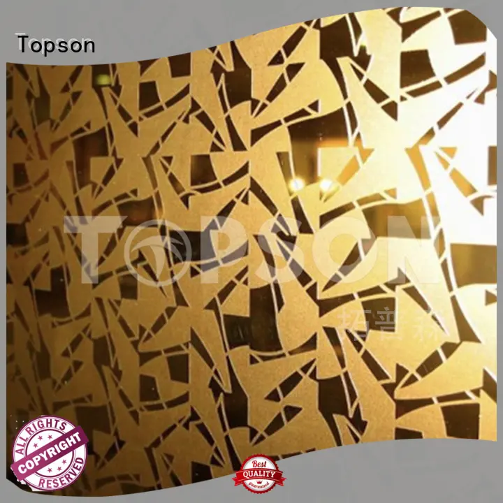 raw bead blasted stainless steel speed for interior wall decoration Topson 1