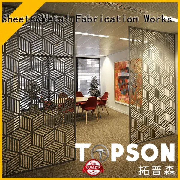 Topson special design perforated metal screen screen for landscape architecture 1