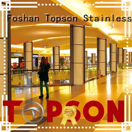 wall stainless steel column cladding cladding for lift Topson 1