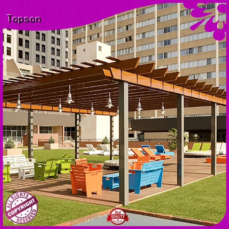 metal pergola powder for park Topson 1
