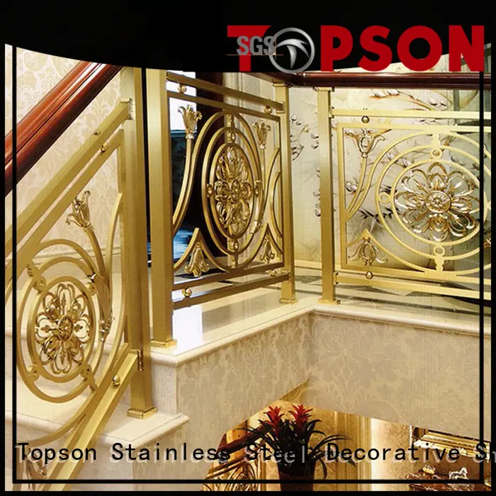Topson good looking stainless railings improvement for building 1