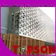 steel internal decorative screens marketing for curtail wall Topson 1