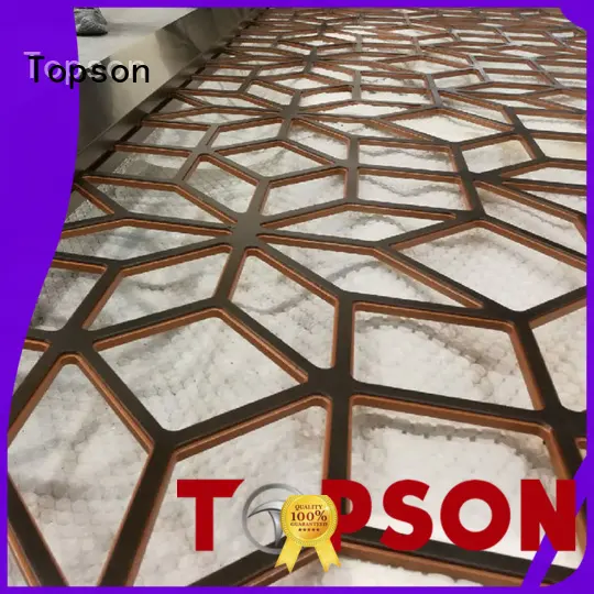Topson panels perforated metal screens suppliers from manufacturer for landscape architecture 1